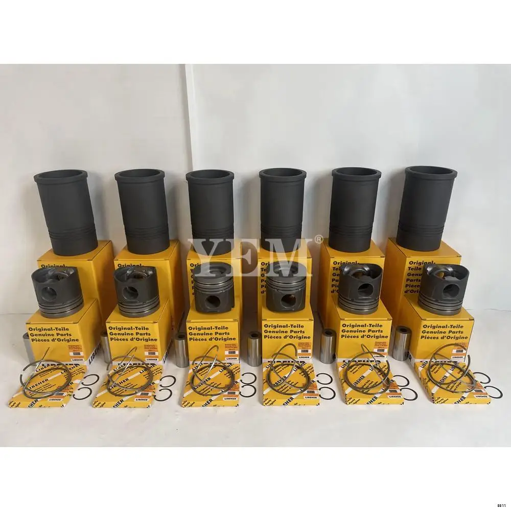 Cylinder Liner Kit With Liner Piston Ring Fit for Liebherr R944
