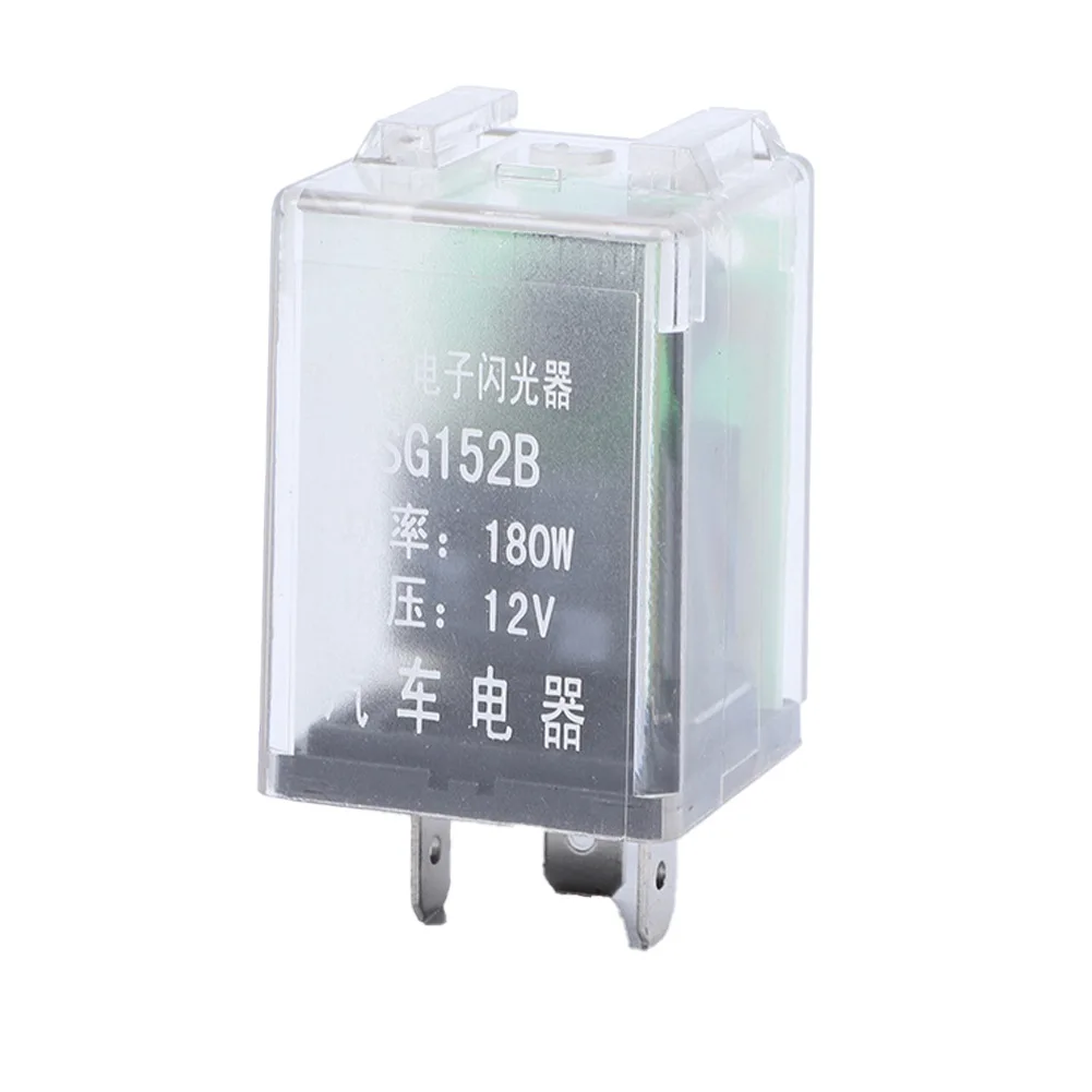 10 Pezzi Lampeggiatori Elettronici SG152B – 12VDC, 10A, 3 Pin, Per Auto, Cortocircuito Protetto