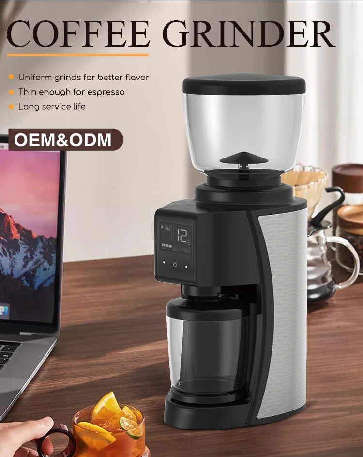 Portable Mini Electric Coffee Grinder Anti Static Coffee Bean Grinder