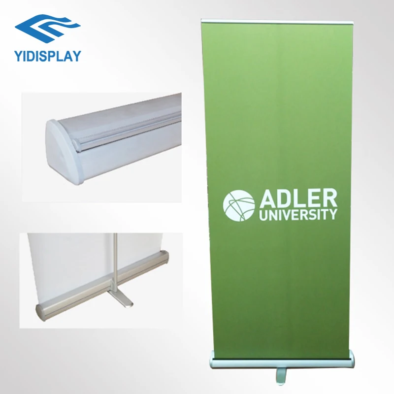 Factory Direct Sale Pop Up Stand Vertical Fabric Banner Backdrop Roll Up Banner