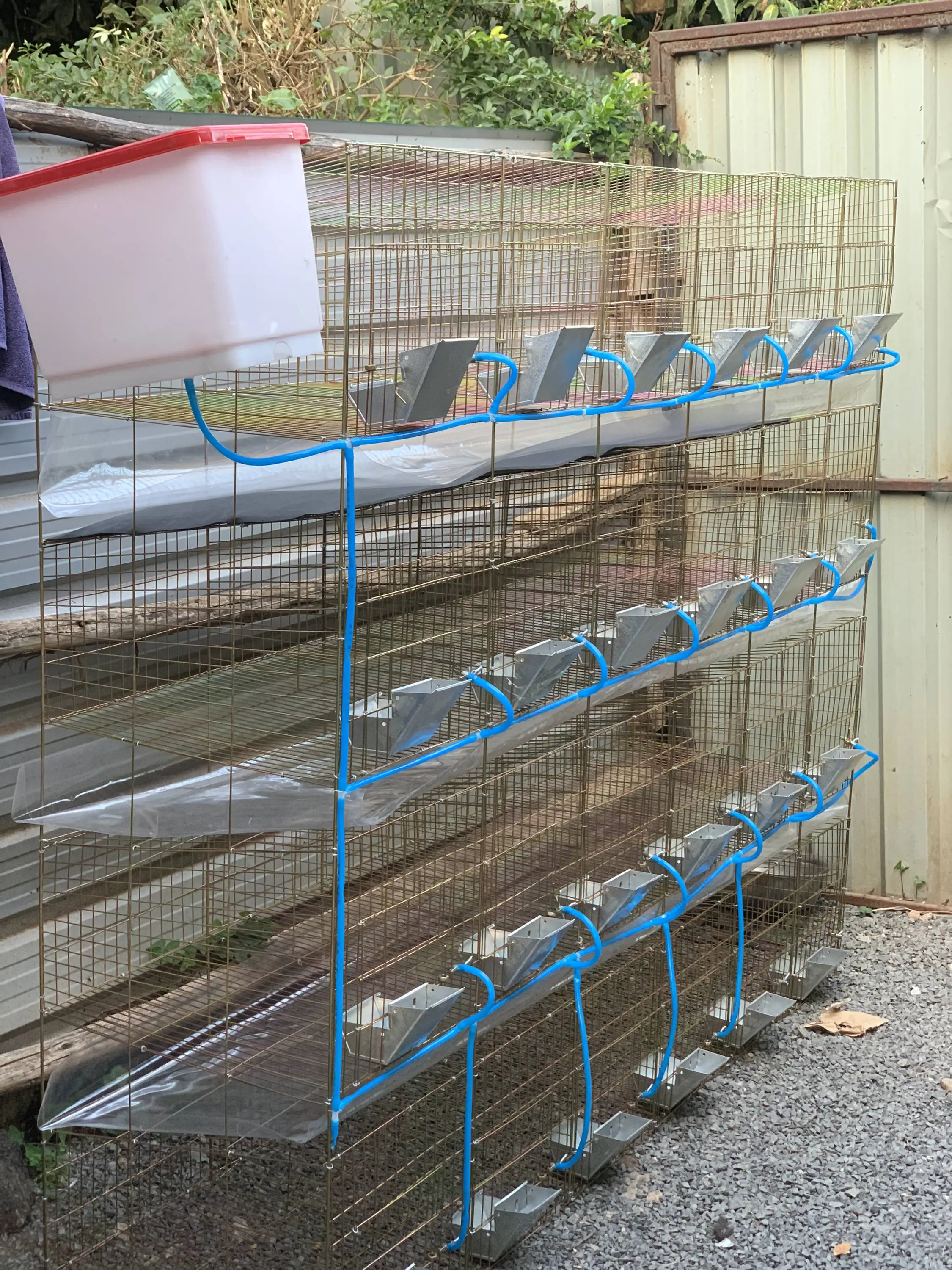 4-Layer Commercial Rabbit Cage for 24 Rabbits - OEM | Wholesale