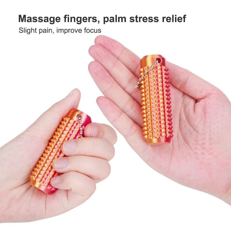 3-Pack Pain Fidget Toys - Spiky Sensory Keychains For Stress Relief & Focus