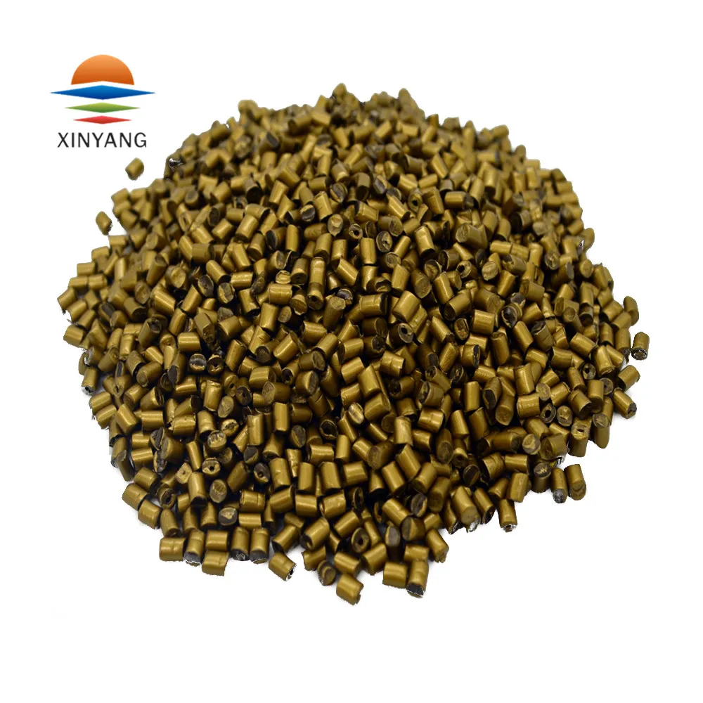 
Золотой светящийся цветной пластиковый Золотой маточный концентрат, красочные гранулы от поставщика золота, китайский пластик 