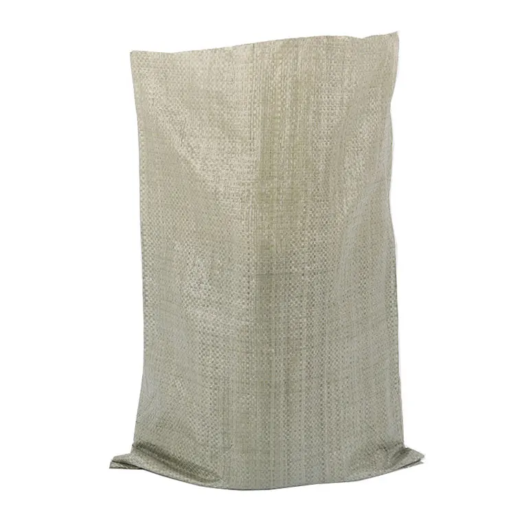 Wholesale Bulk Cheap 20KG 25KG Sack Green PP Woven Construction Waste Bag Cement