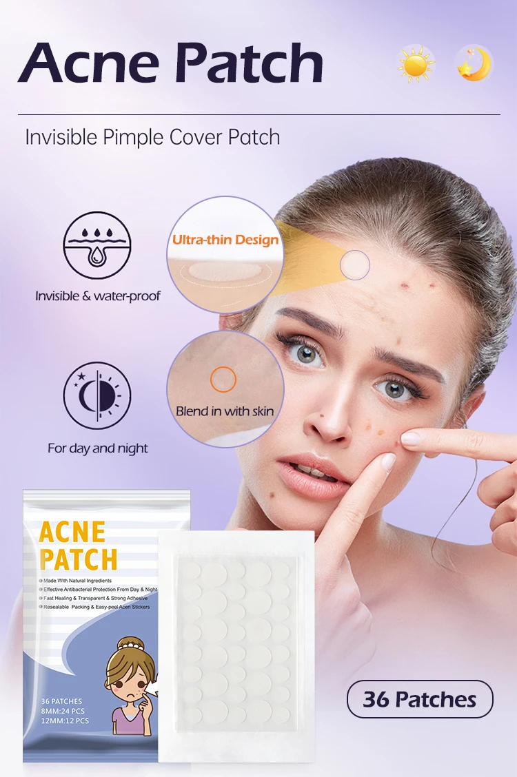 Free Sample Hydrocolloid Acne Pimple Scar Patch For Skin Care - Buy 