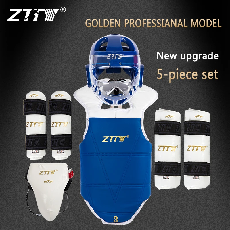 tkdセット Taekwondo WT Style Deluxe Chest Protector with Shoulder