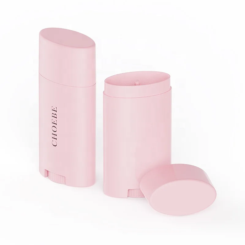 Custom Oval 30ml 50ml 75ml 75g Plastic Empty Twist up Deodorant Gel Packaging Bottom Fill Deodorant Container Tube