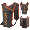 Dark gray with orange