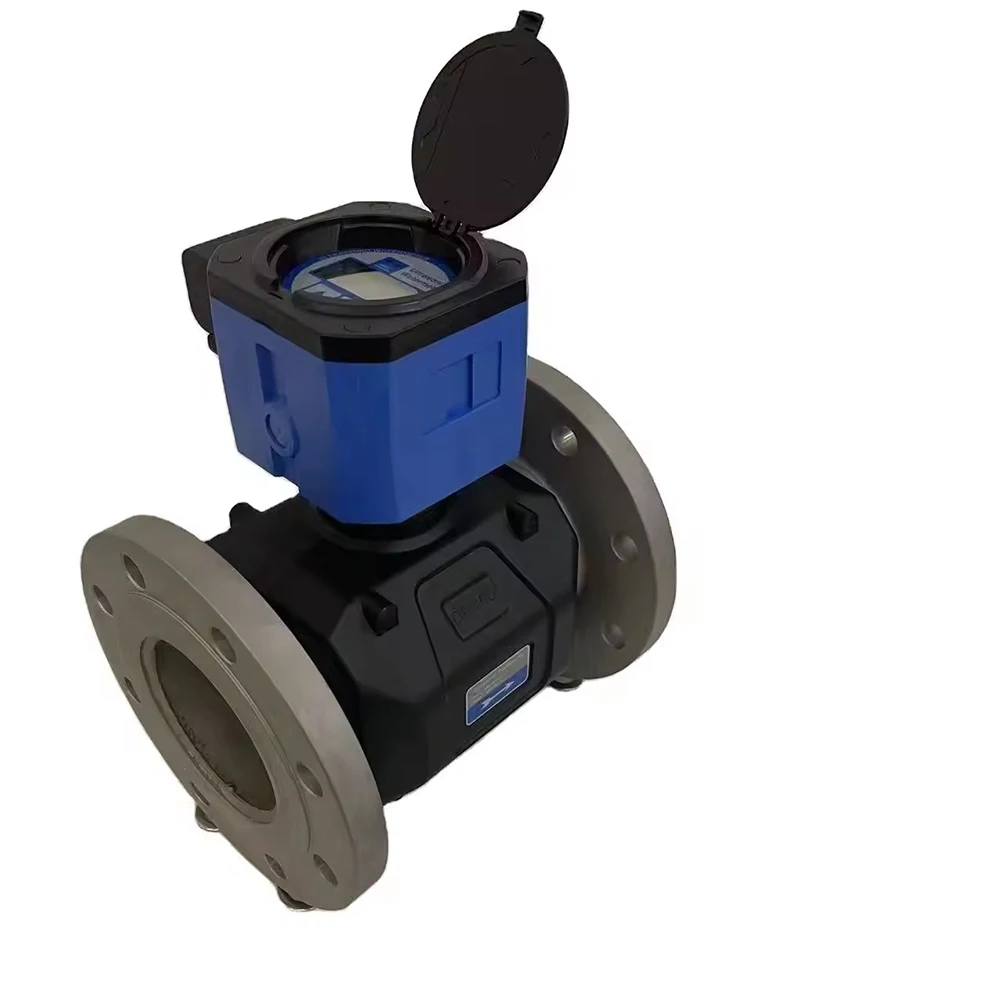 DN50 DN80 DN100 DN150 Flange Type Smart Ultrasonic Digital Water Meter ...