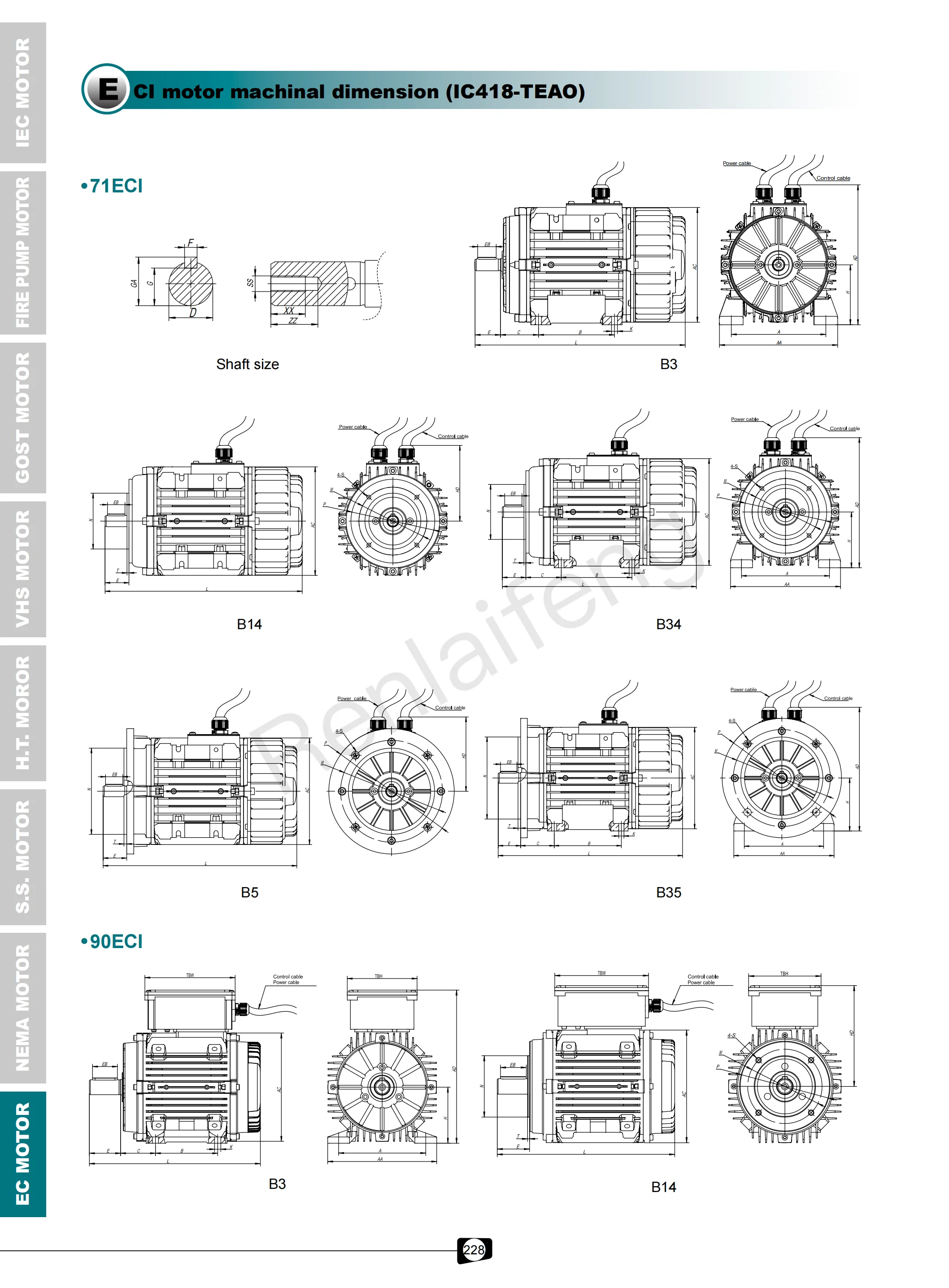 Permanent Magnet Synchronous Motor, T-ECI, IE5, 1500rpm - detail 14