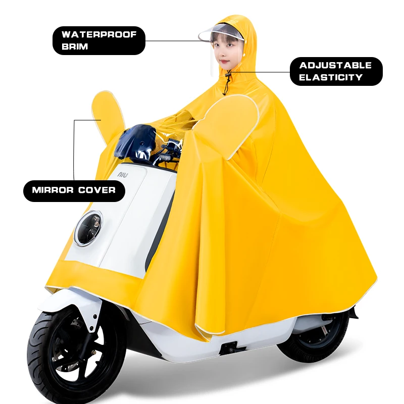 Waterproof  Oxford Cloth raincoat Electric Motorcycle and Bicycle raincoat Fabric