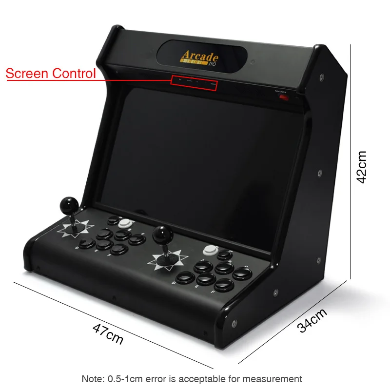 Mini table top machine with Classical games 8000 In 1 Game PCB/ joystick/Mini vertical type arcade machine