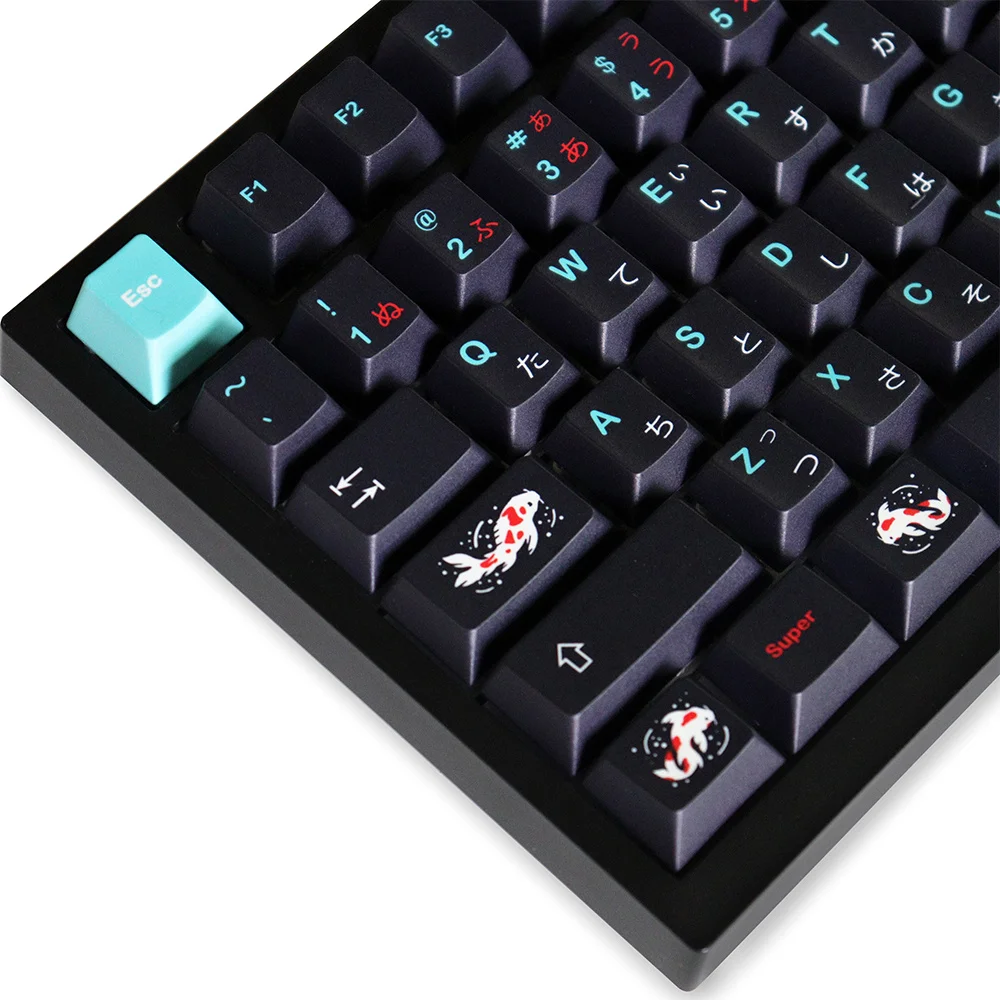 Customized Gmk Zen Pond JP Keycaps Pbt Dye-Sub Cherry Keycaps