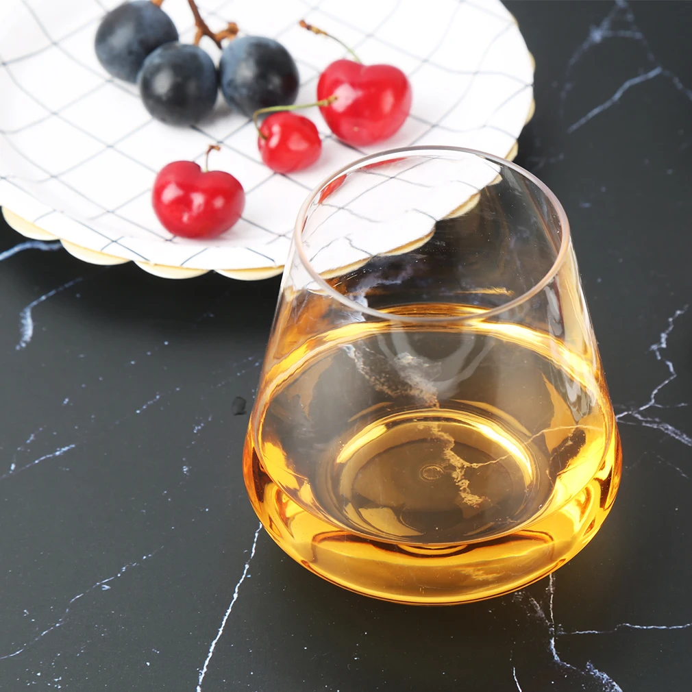 Michley Ready To Ship 17.7oz Stemless Tritan Wine Glass Unbreakable Reusable Plastic Red Wine