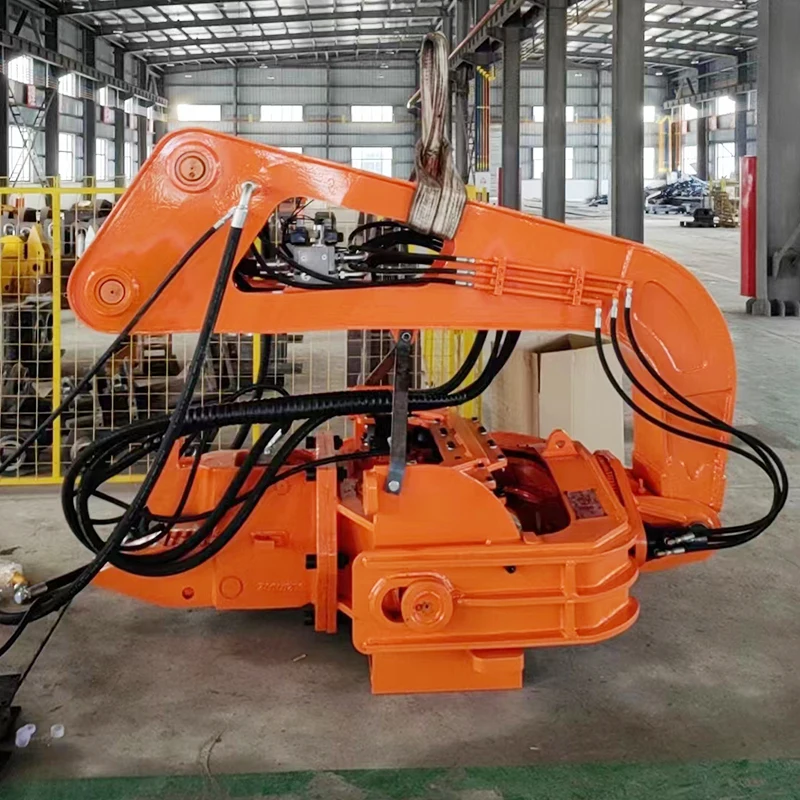Hydraulic Screw Pile Driver Mini Excavator Sheet Excavator Hydraulic Ground Screw Electric Pile Driver Vibro Hammer