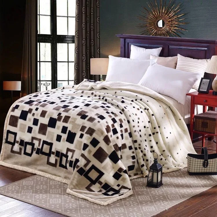 Оптовая продажа по заводской цене, одеяло raschel для зимы