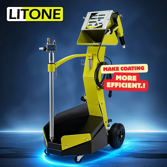 Electrostatic Powder Coating Spray Machine Equipment System Line Gun Booth Oven Automatic Manual Surface Power Litone PHIRST B