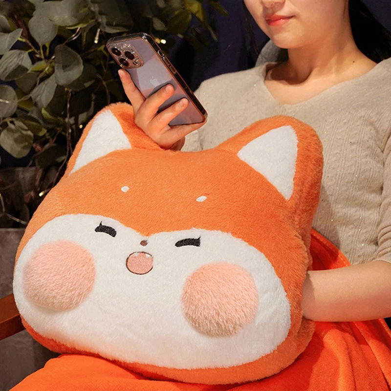 New Arrival 3 In 1 Blanket Cushion Pillow Hand Warmer Throw Pillow With