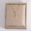 Collana con Pendente Placcato Oro 4