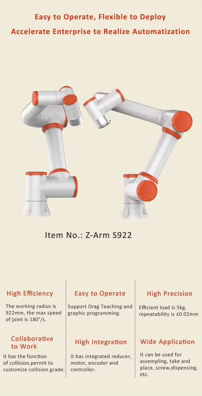 High Quality Spray Painting Robot Arm 6 Axis by Da Mao