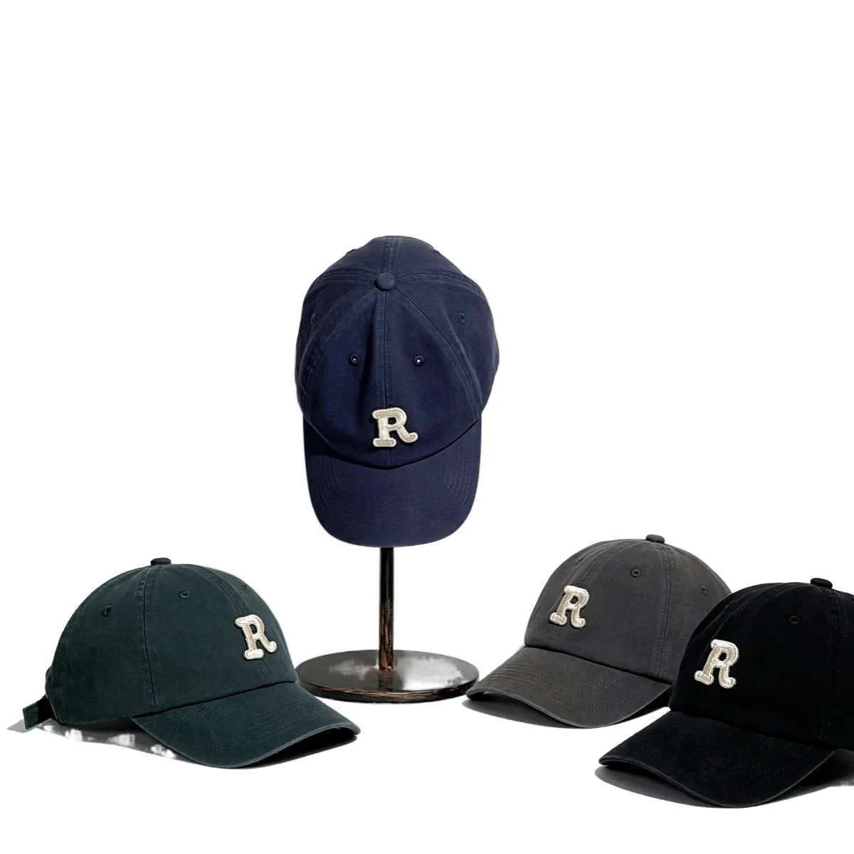 r brand baseball hat