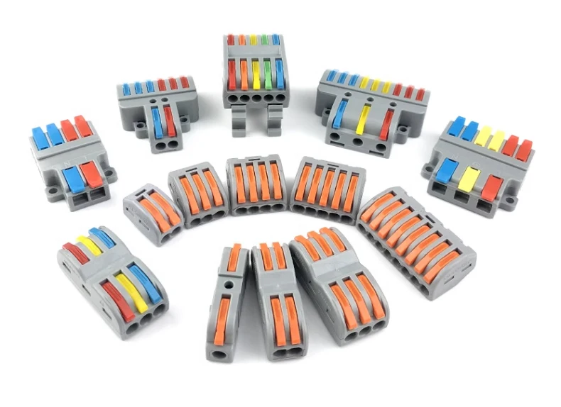 Wbo Electrical Quick Wire Wiring Connector Wire Terminal Blocks Push In ...