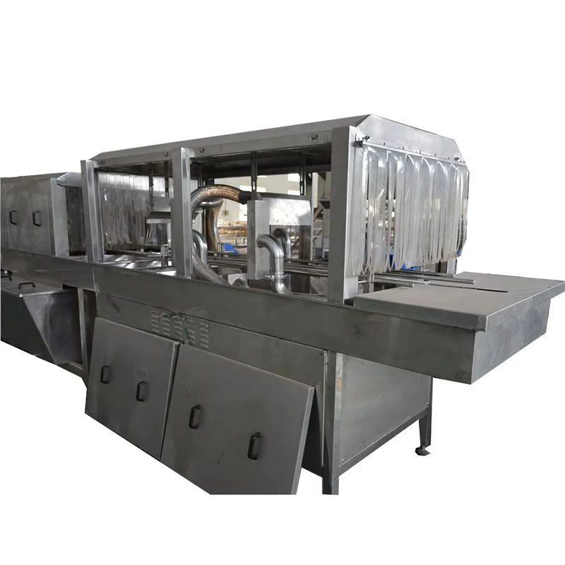 Industrial grade plastic basket washer, bin and pallet washer for pig slaughtering and processing plants