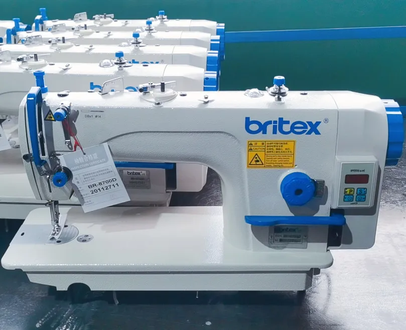 Br-8700 Single Needle Lockstitch Electric Sewing Machine - China