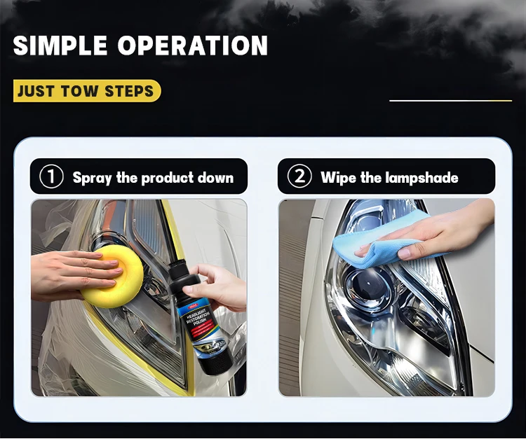 Car Headlight Repair Polish Fluid Cleaner Car Headlight Cleaner