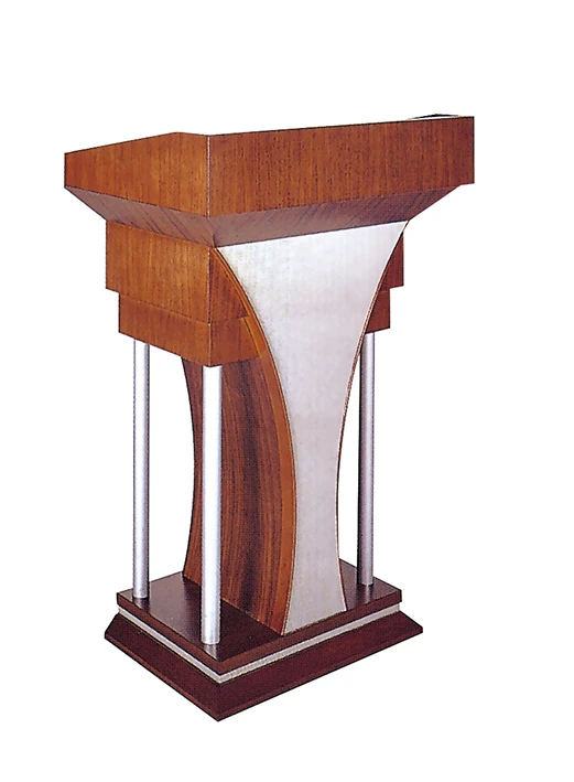 Durable Lectern Desk Wood Speech Desk  Church Podium