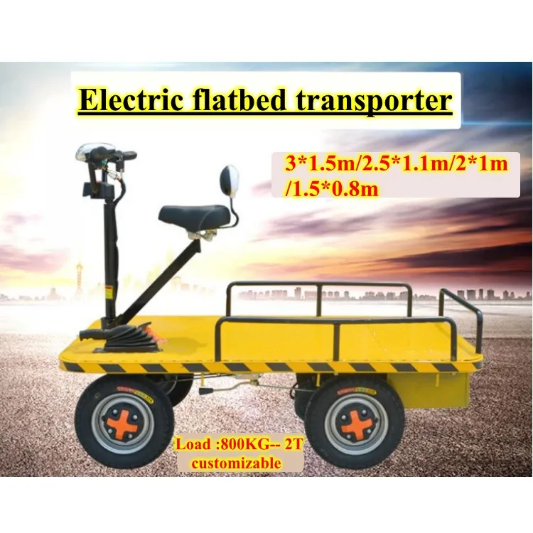 Compact Structure and Easy Moving Portable Car Electric Flat Cargo