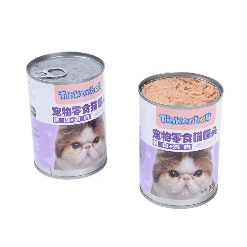 AIBAK Brand OEM Wholesale 375G Premium Chicken Canned Cat Food