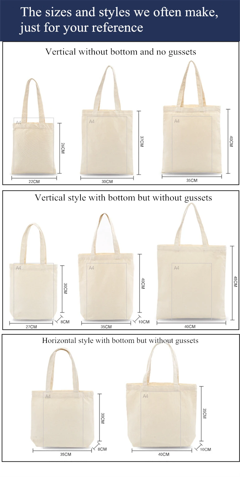 Hot Selling Heavy Duty Large Custom Printed logo Cotton Canvas Tote Shopping Handbag Shoulder Cotton Beach Shopping Tote Bag factory