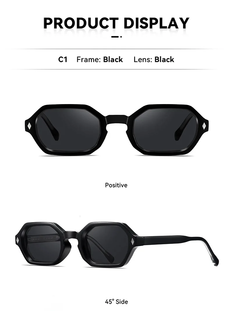 Finewell 3503 Retro Designer CP Sonnenbrille mit individuellem Logo, UV400, trendige Herren-Sonnenbrille im Farbverlauf Grün-Gelb._voghion.com