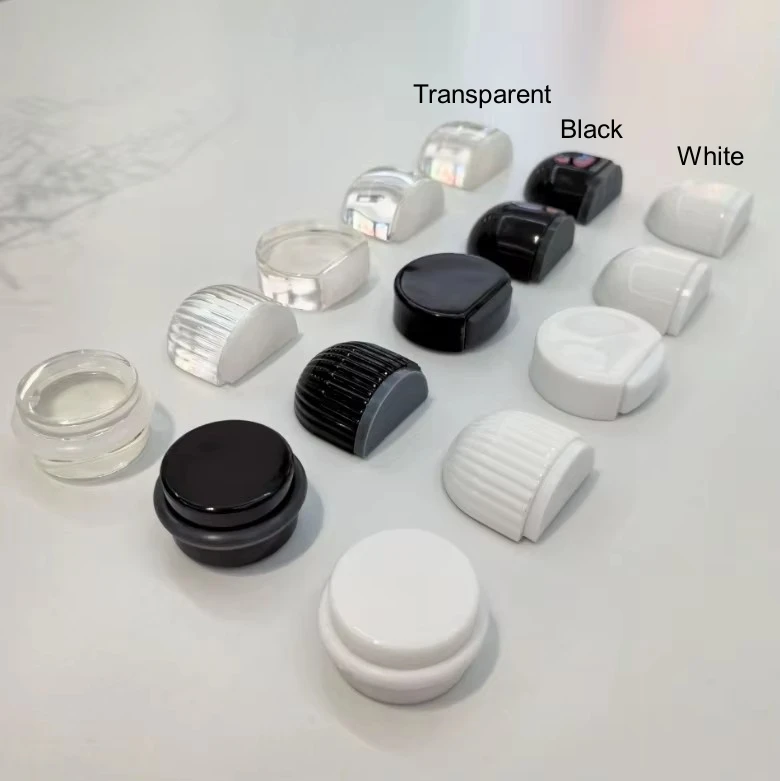 Белый резиновый дверной стопор прозрачный силиконовый нескользящий глушитель Настенный Протектор дверные ручки бампер Защитная заглушка