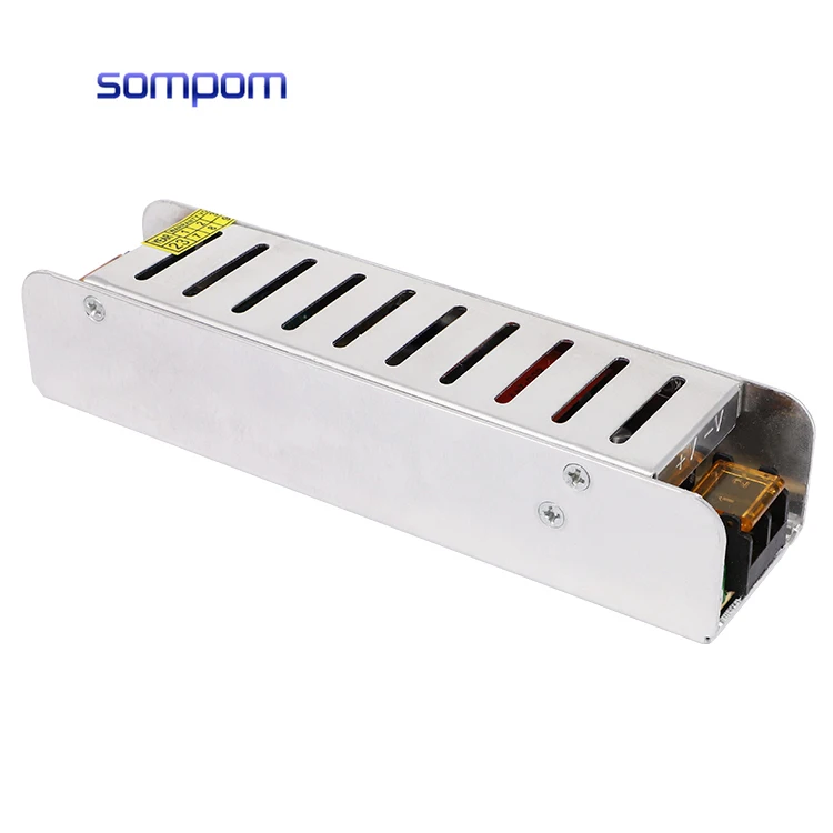 SOMPOM 230VAC to 24VDC Power Supply 75W Slim Switching Power Supply 24V for Led Light With CE RoHS ISO9001 FCC