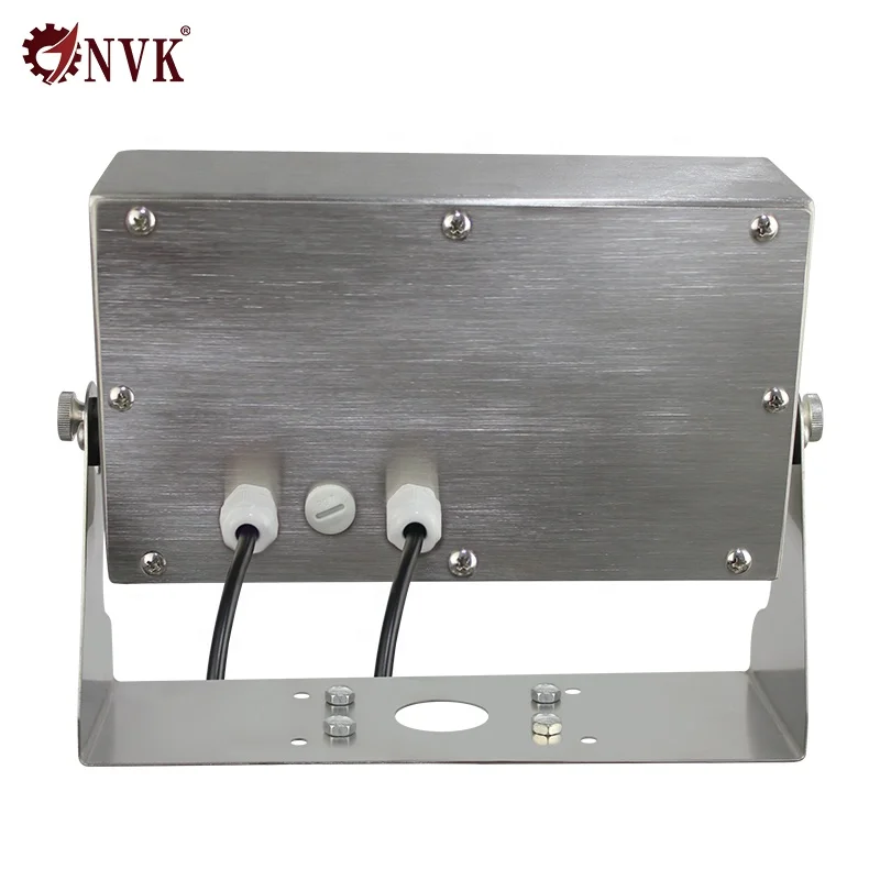 Large LCD Display Waterproof IP68 Stainless Steel Wash Down Weight Indicator for Industrial Scales