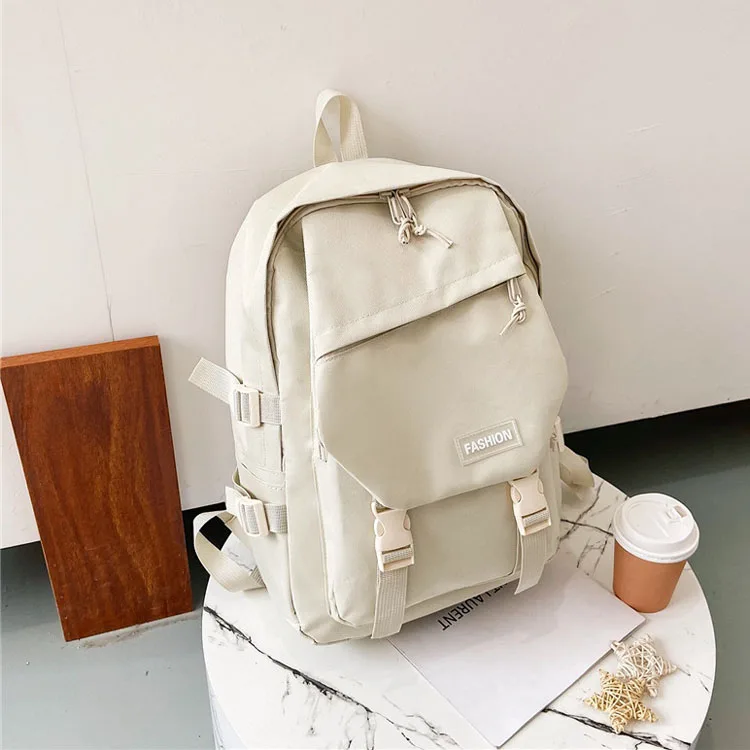 Source Female Student Korean Junior High School Japanese Girl Backpack High  School Waterproof Backpack on m.