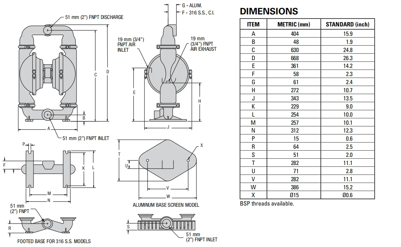 wilden pump T8 Aluminum wilden pneumatic diaphragm pump with santoprene diaphragm manufacture