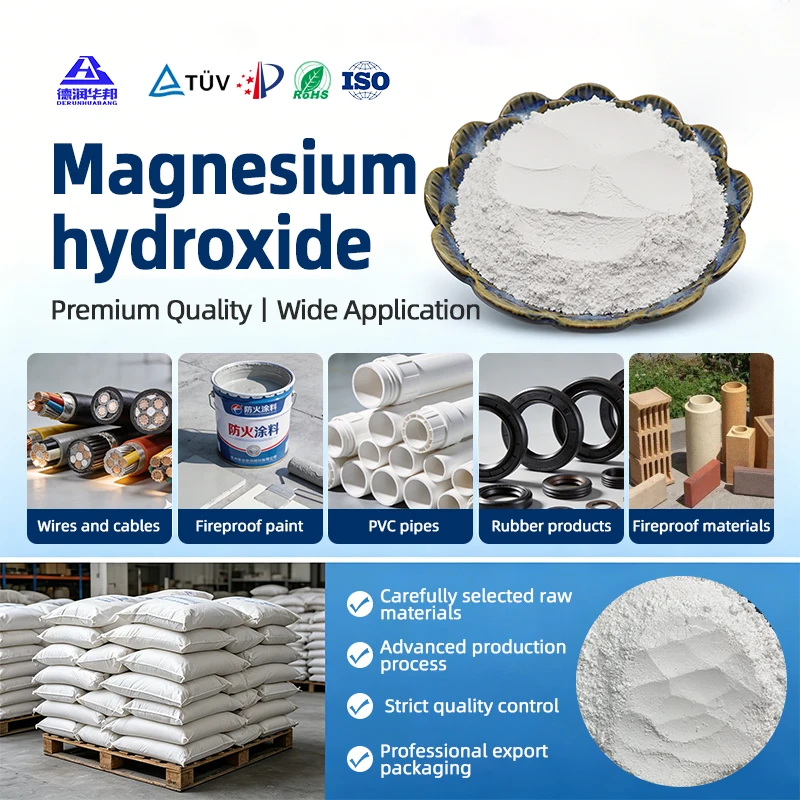 Surface Modified Magnesium Hydroxide Powder for LSZH Cable Non Halogen Flame Retardant Polymer Modification Material