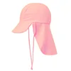 Chapeau de protection solaire rose