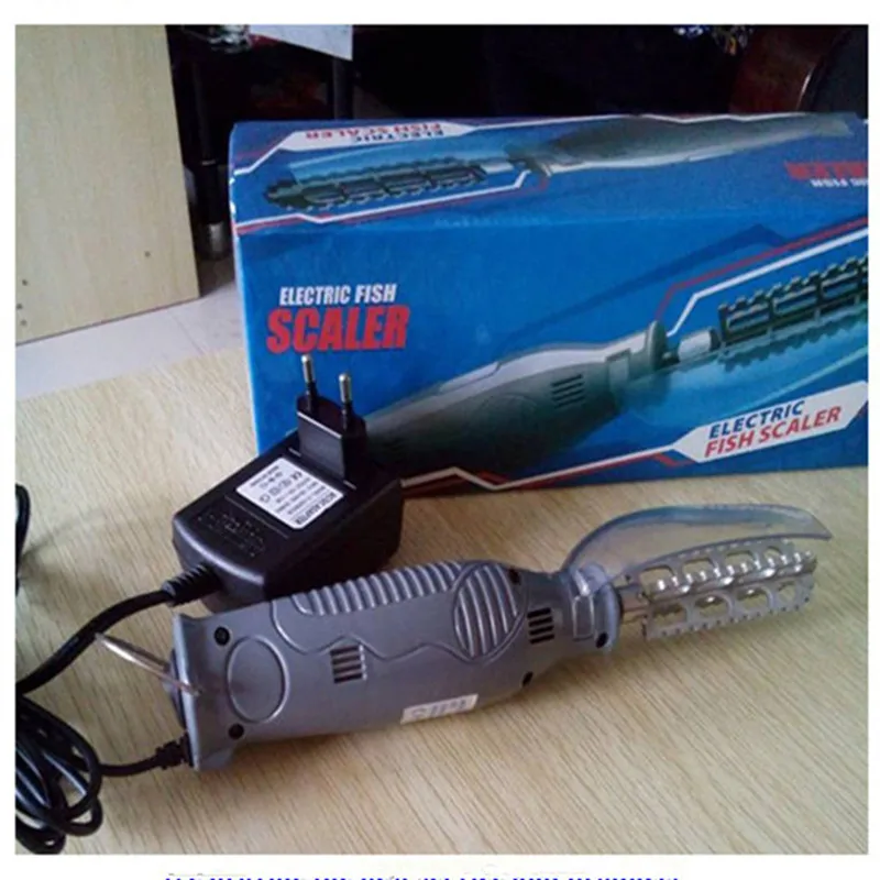 electric fish scaler box Speder Corded Fish Scale Remover Scraper Cleaner Kit with Waterproof Powerful Motor and AC Power Adapter for Fish Scaling: Home & Kitchen saves time and effort Wudkey Powerful Electric Fish Scaler,