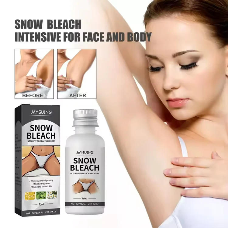 Snow Bleach Cream Private Part Underarm Whitening Lotion Wholesale Private Brand 30ml Liquid White Adults Female Inner OEM/ODM