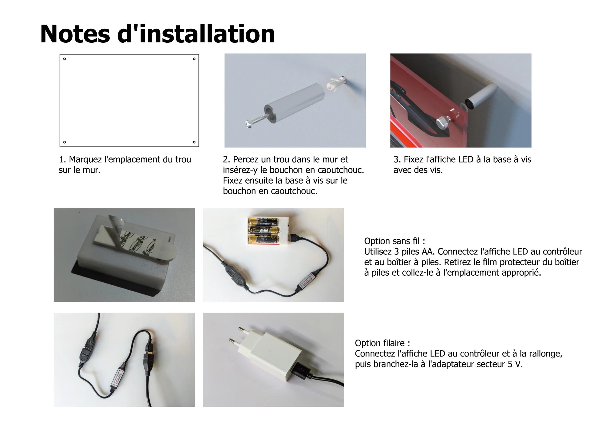Installation d'affiches LED sur voiture