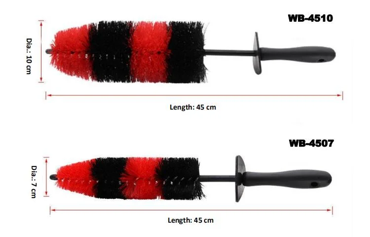 Custom Logo Car Detailing Brush 9.5" Car Wheel Brush