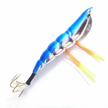 Cheery Factory Direct Luminous Egi Wooden Shrimp Squid Jig Metal Octopus Fishing Lure for Ocean Boat Fishing – Metal Jig – view 4