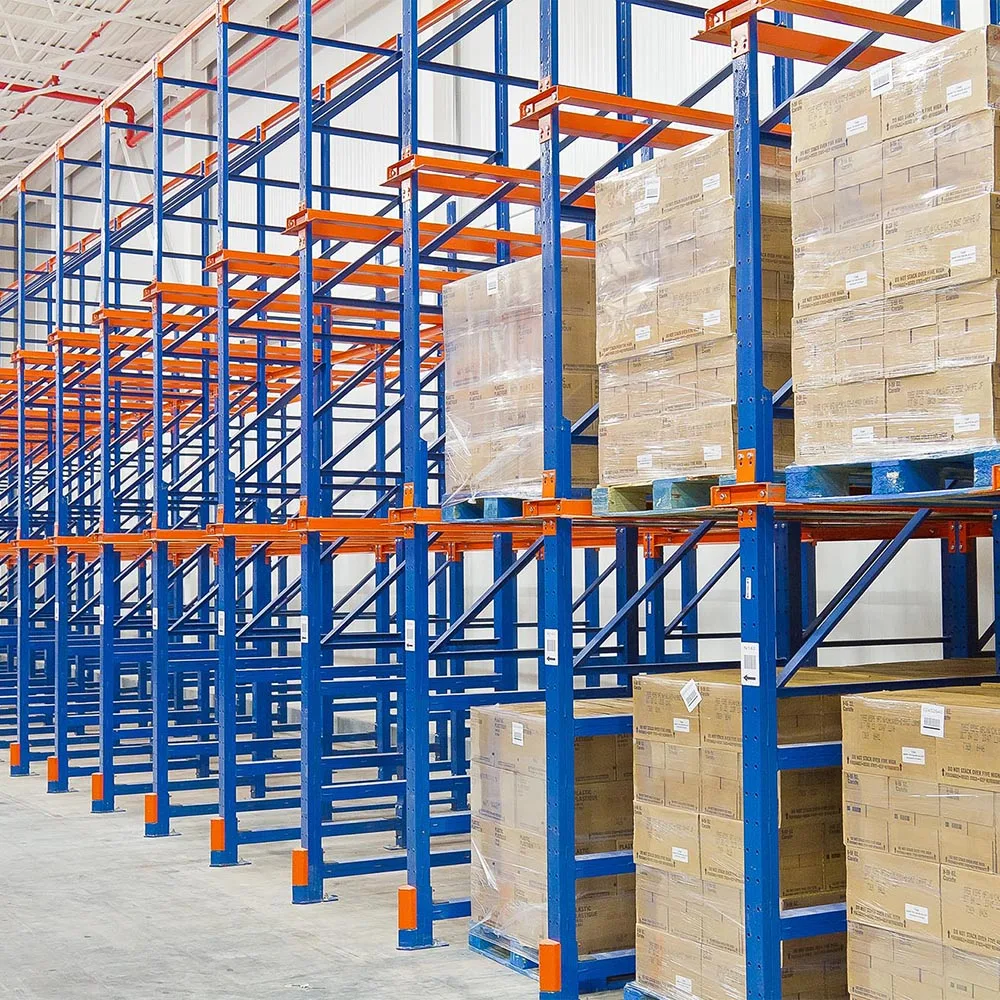 Heavy Duty Warehouse Storage Adjustable Drive In Pallet Racking High ...