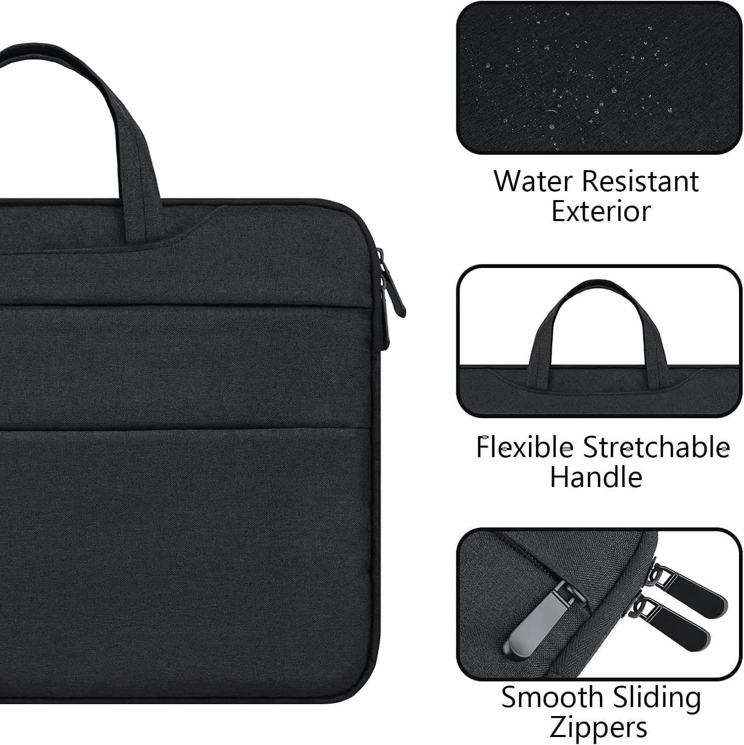 product water resistant laptop sleeve bag for macbook air pro 13 14 15 inch waterproof bags with handle for laptops protectors-31