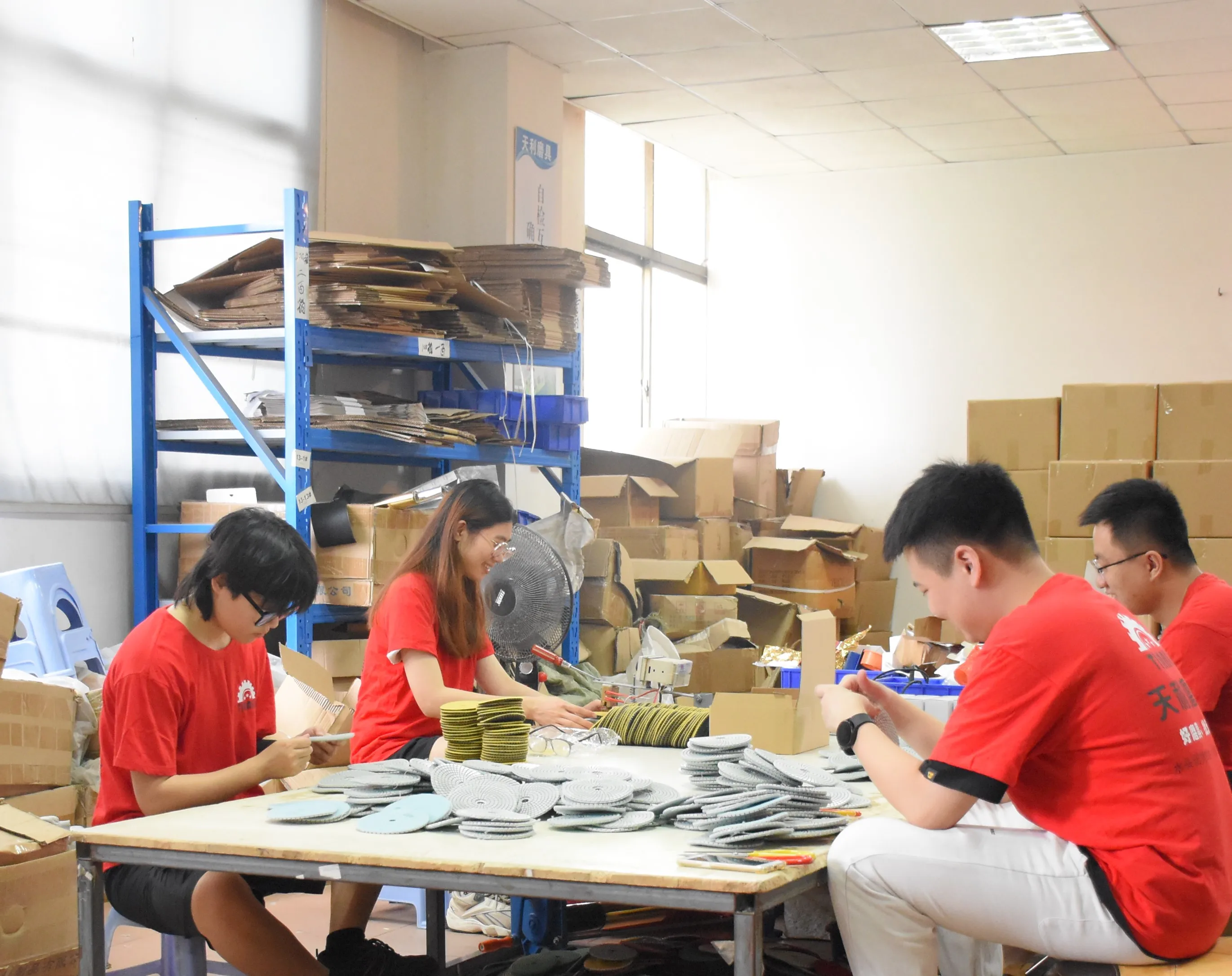 6 Inch Resin Diamond Polishing Pads For Stone Floor Concrete Granite