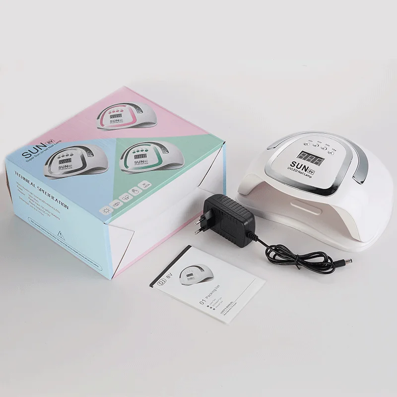Factory Direct Sale 168W UV LED SUN 8V Strong Power Nail Dryer Machine with 4 Timer Smart Senor Nail Lamp for Nails